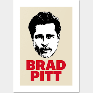 Brad pitt -> 90s retro Posters and Art